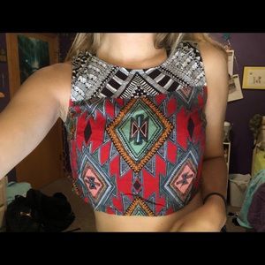 Patterned tank top